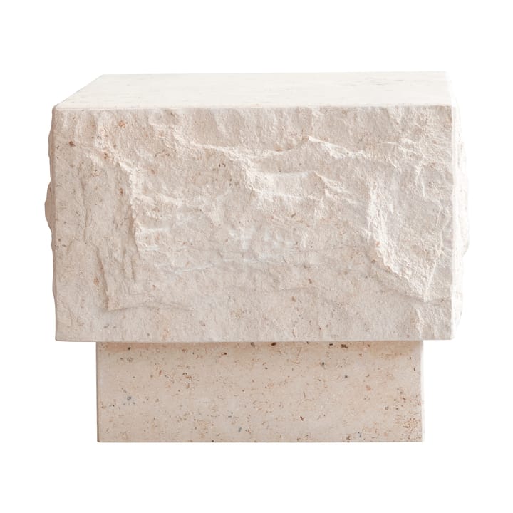 Mesa auxiliar Temple low 42x40 cm - Limestone - 101 Copenhagen