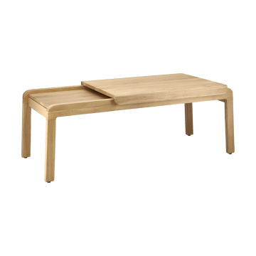 Mesa de centro Knutskog 115x52x41 cm - Naturlackad ek - 1898