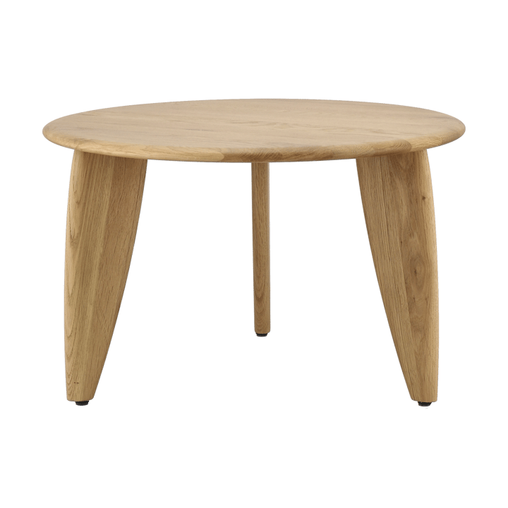 Mesa de centro Lyckeby Ø60x37,5 cm - Naturlackad ek - 1898