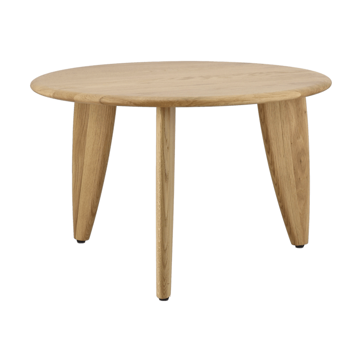 Mesa de centro Lyckeby Ø60x37,5 cm - Naturlackad ek - 1898