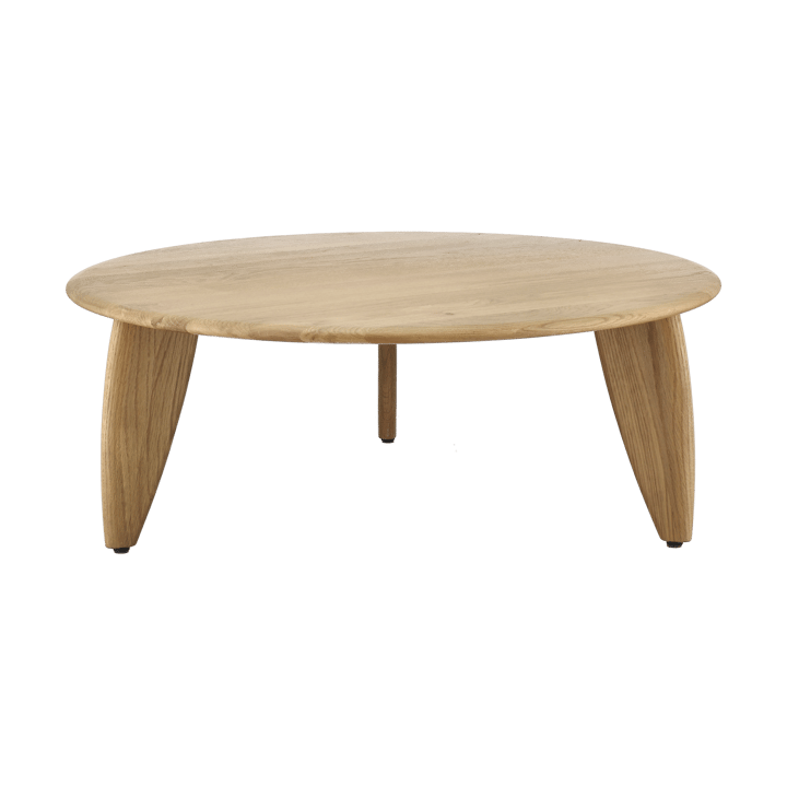 Mesa de centro Lyckeby Ø80x29 cm, Naturlackad ek 1898