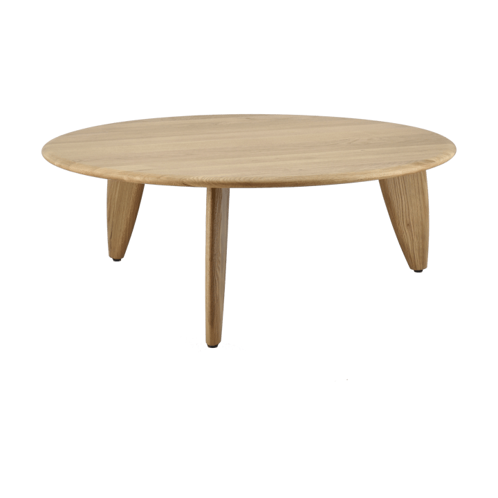 Mesa de centro Lyckeby Ø80x29 cm, Naturlackad ek 1898