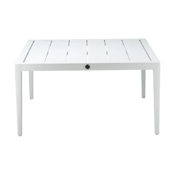 Mesa de centro Santander 78x78x40 cm - Aluminio blanco - 1898