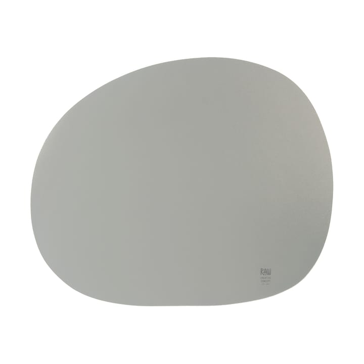 Mantel individual Raw 41 x 33,5 cm - gris claro - Aida