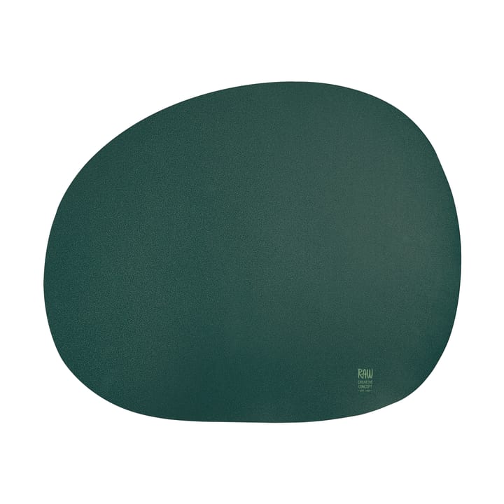 Mantel individual Raw 41 x 33,5 cm - verde oscuro - Aida