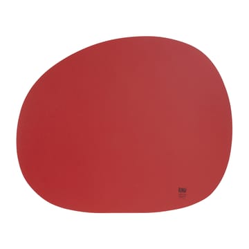 Mantel individual Raw 41 x 33,5 cm - Very berry red - Aida