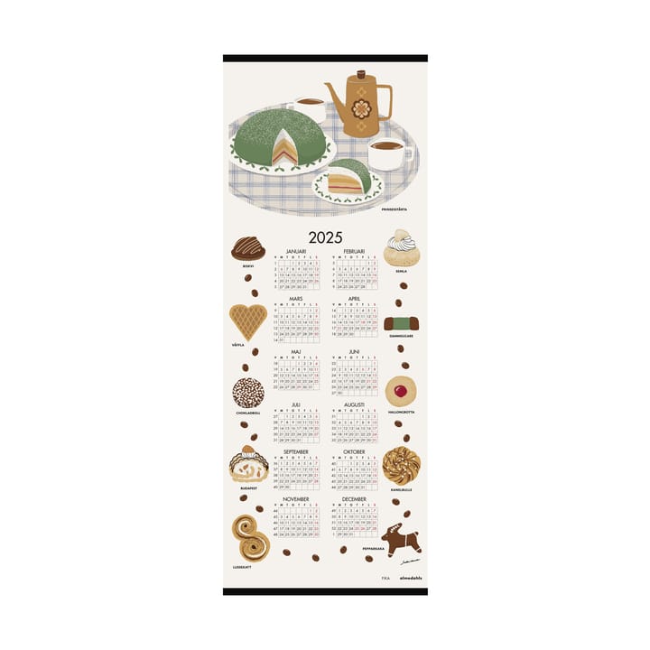 Calendario Fika 2025 - 35x90 cm - Almedahls