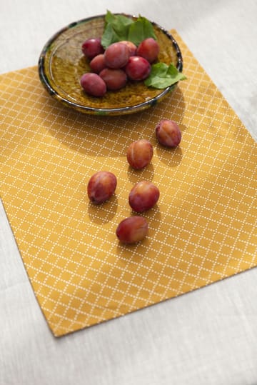 Manteles individuales Prickruta 34x45 cm 2-pack - Ocre - Almedahls