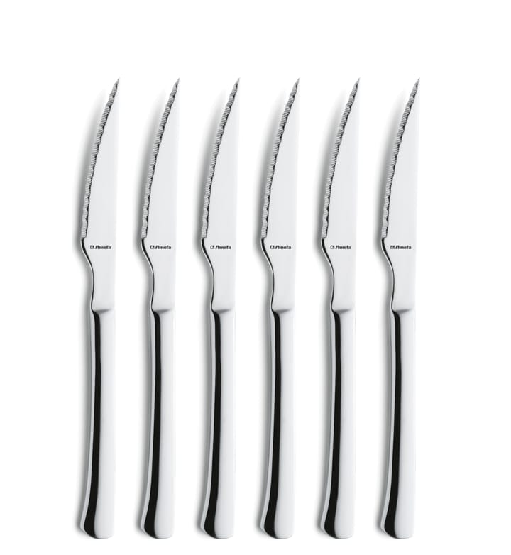 Cuchillos de carne Chuletero 6-pack - Acero inoxidable - Amefa