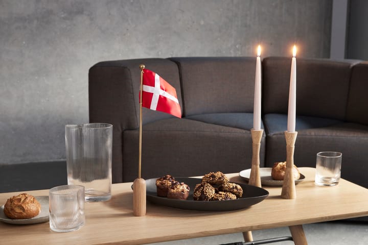 Bandera Celebrating Denmark 40 cm, Oak-brass Andersen Furniture