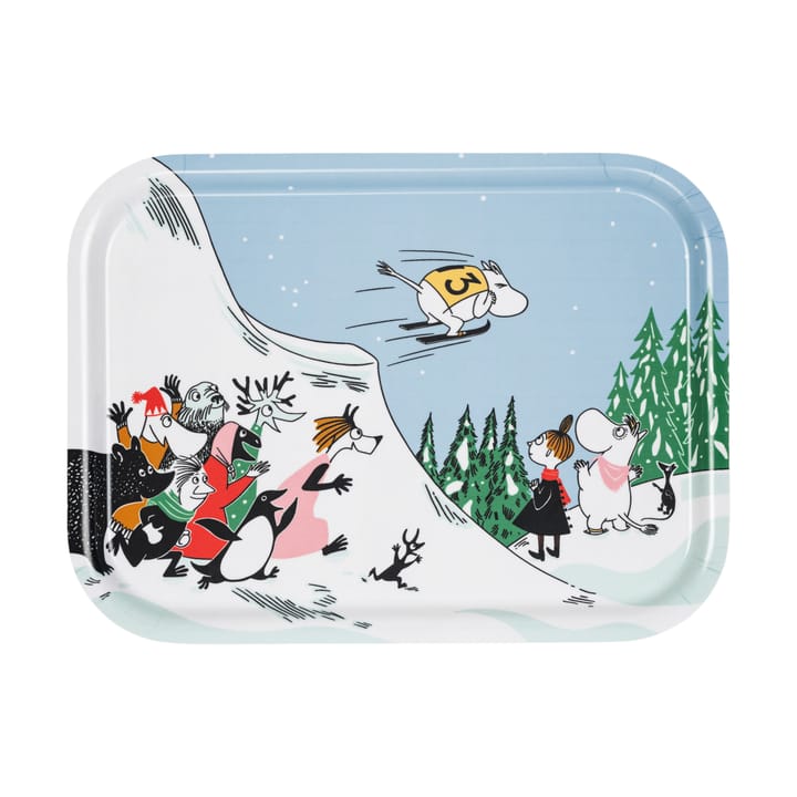 Bandeja Moomin 27x20 cm - Ski jumping - Arabia