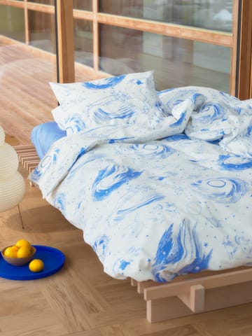 Juego de cama Mumin 240x210 cm - Cometa azul-blanco - Arabia