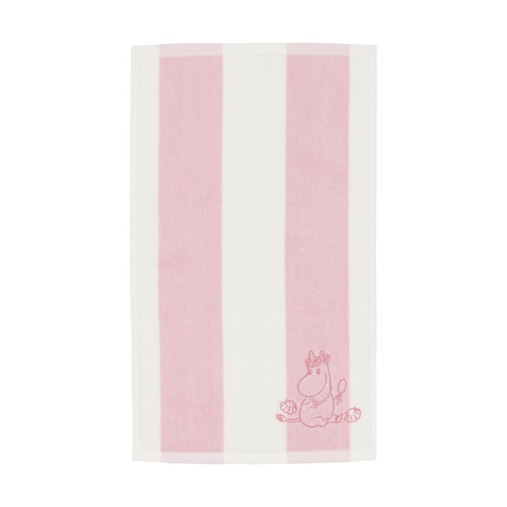 Toalla Mumin 30x50 cm - Concha rosa-blanca - Arabia