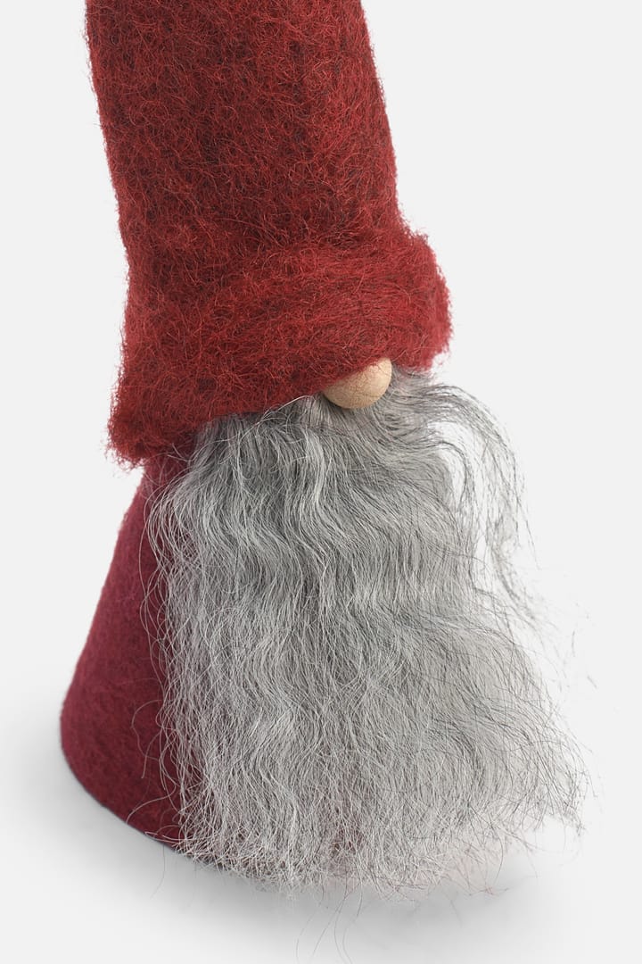 Duende navideño Alfred, rojo/gris Åsas tomtebod