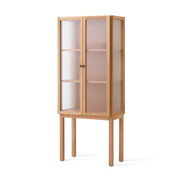 Armario con puertas de vidrio Curiosity glasdörr 168 cm - Oak - Audo Copenhagen