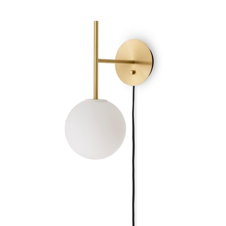 Lámpara de pared TR Bulb Suspended - Brushed brass - Audo Copenhagen