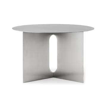 Mesa auxiliar Androgyne Ø63 cm - Brushed steel - Audo Copenhagen