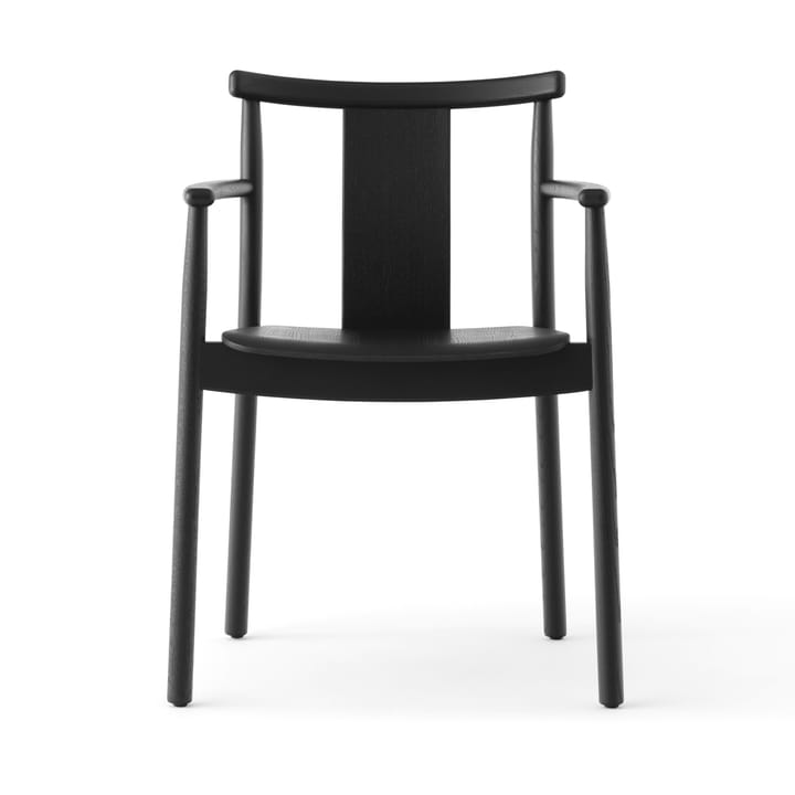 Silla con reposbrazo Merkur, Black Audo Copenhagen