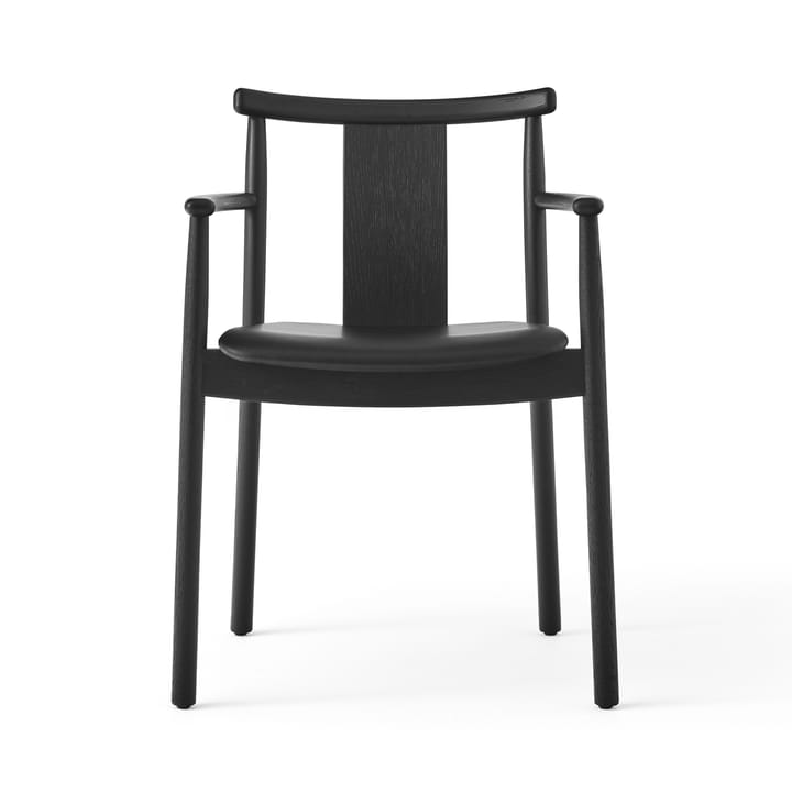 Silla con reposbrazos y cojín de silla Merkur, Black-Dakar 0842 black Audo Copenhagen