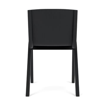 Silla Ready con asiento tapizado - Black oak-Baru 0570 Red - Audo Copenhagen