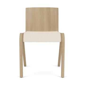 Silla Ready con asiento tapizado - Natural oak-Logan Jasmine - Audo Copenhagen