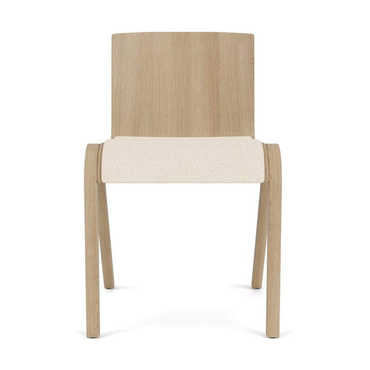 Silla Ready con asiento tapizado, Natural oak-Logan Jasmine Audo Copenhagen