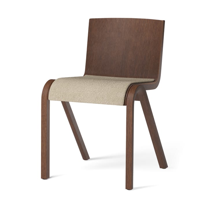 Silla Ready con asiento tapizado - Red oak-Audo Bouclé 02 - Audo Copenhagen