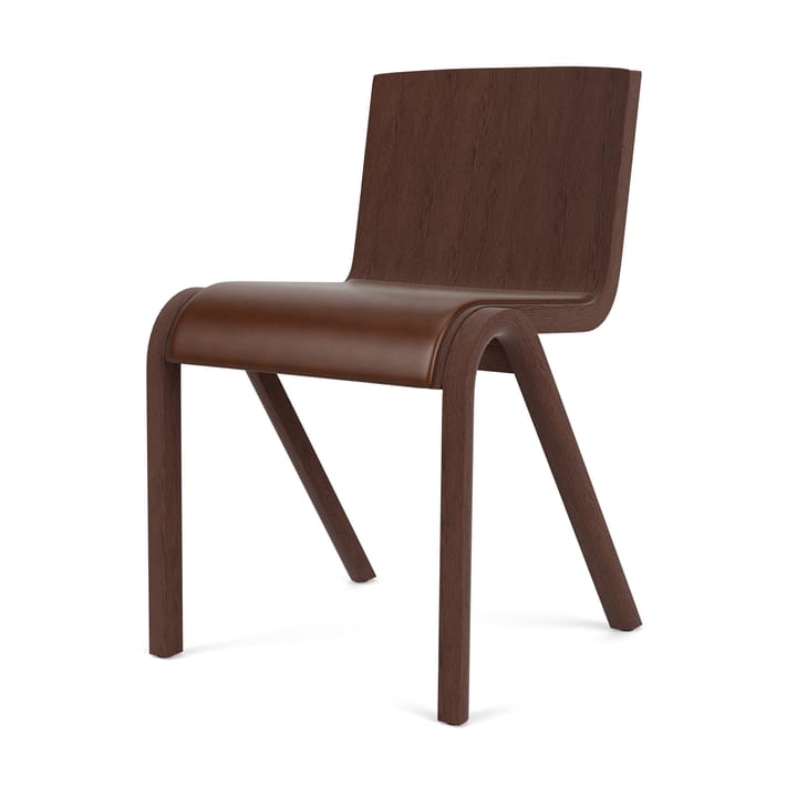 Silla Ready con asiento tapizado - Red oak-Dakar 0329 Brown - Audo Copenhagen