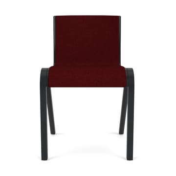 Silla tapizada Ready - Black oak-Baru 0570 Red - Audo Copenhagen