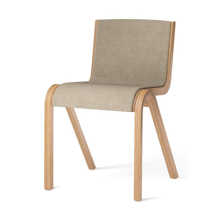 Silla tapizada Ready, Natural oak-Audo Bouclé 02 Audo Copenhagen