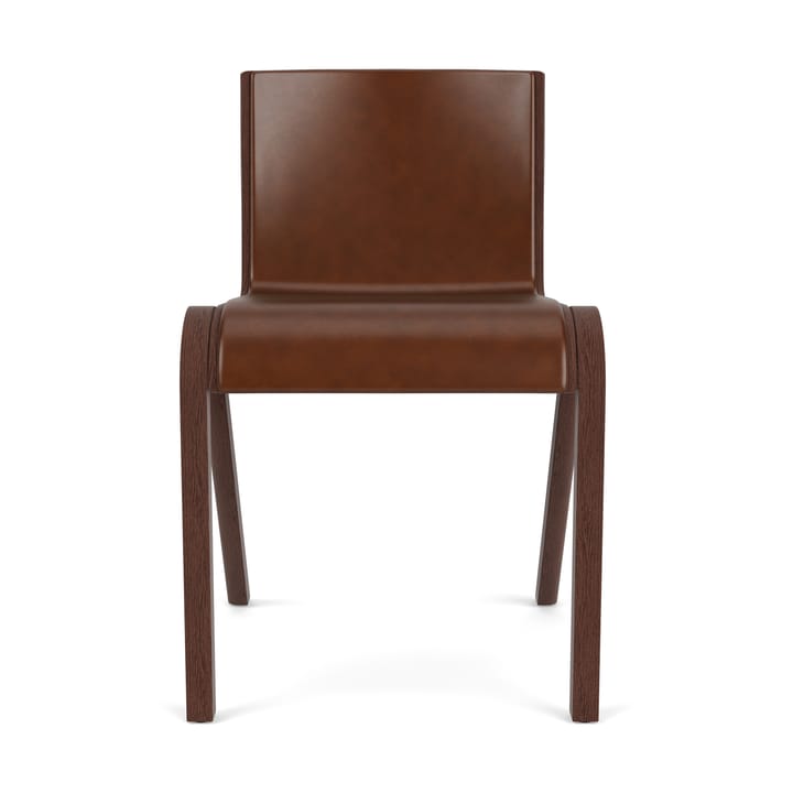 Silla tapizada Ready, Red oak-Dakar 0329 Brown Audo Copenhagen