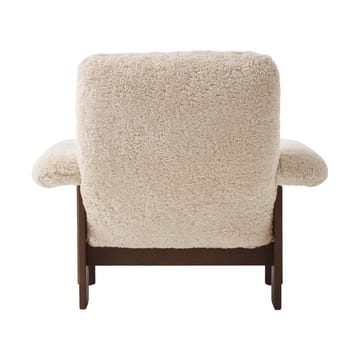 Sillón Brasilia - Dark oak-Nature sheepskin curly - Audo Copenhagen