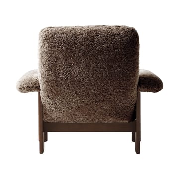 Sillón Brasilia - Dark oak-Sahara sheepskin curly - Audo Copenhagen