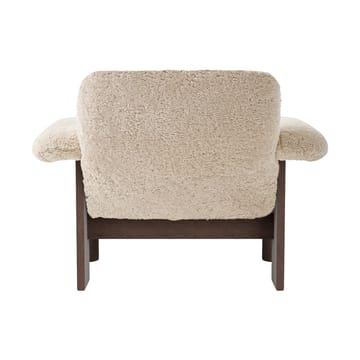 Sillón Brasilia low back - Dark oak-Nature sheepskin curly - Audo Copenhagen