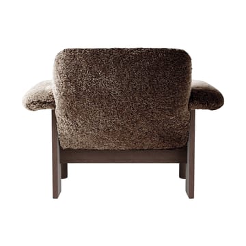 Sillón Brasilia low back - Dark oak-Sahara sheepskin curly - Audo Copenhagen