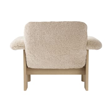 Sillón Brasilia low back - Natural oak-Nature sheepskin curly - Audo Copenhagen