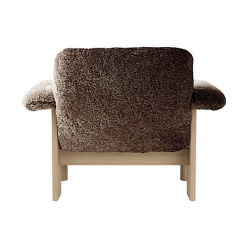 Sillón Brasilia low back - Natural oak-Sahara sheepskin curly - Audo Copenhagen