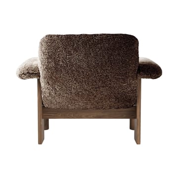 Sillón Brasilia low back - Walnut-Sahara sheepskin curly - Audo Copenhagen