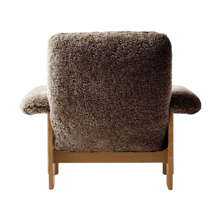 Sillón Brasilia, Natural oak-Sahara sheepskin curly Audo Copenhagen