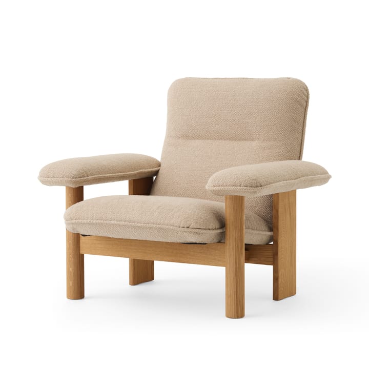 Sillón Brasilia - Oiled oak-Bouclé 02 beige - Audo Copenhagen