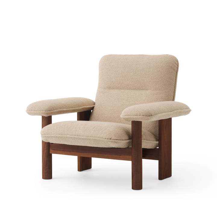 Sillón Brasilia - Walnut-Bouclé 02 beige - Audo Copenhagen