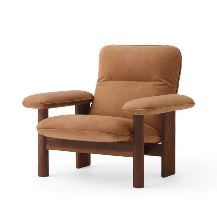 Sillón Brasilia - Walnut-Dunes camel leather 21004 - Audo Copenhagen