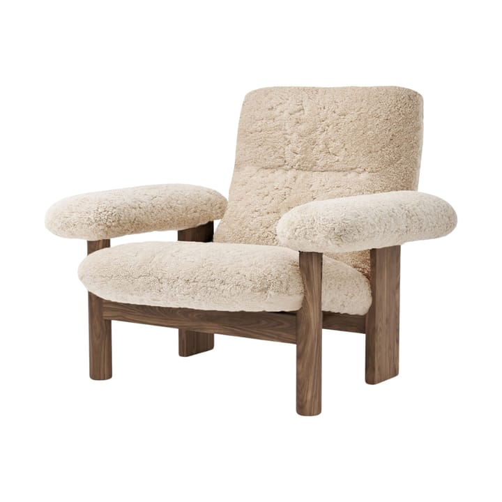 Sillón Brasilia - Walnut-Nature sheepskin curly - Audo Copenhagen