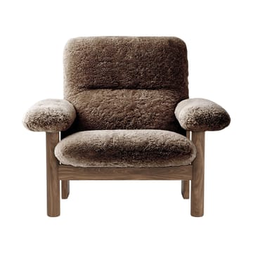 Sillón Brasilia - Walnut-Sahara sheepskin curly - Audo Copenhagen