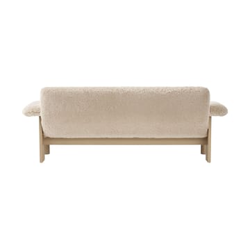 Sofá Brasilia 2 plazas - Natural oak-Nature sheepskin curly - Audo Copenhagen