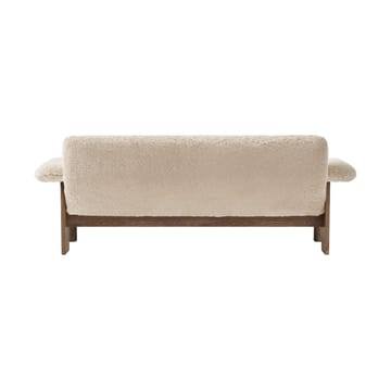 Sofá Brasilia 2 plazas - Walnut-Nature sheepskin curly - Audo Copenhagen