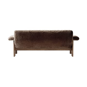 Sofá Brasilia 2 plazas - Walnut-Sahara sheepskin curly - Audo Copenhagen