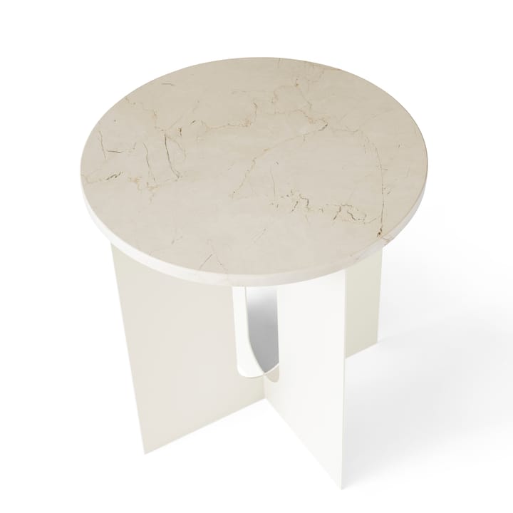 Tablero Androgyne para mesa auxiliar Ø42 cm, Blanco marfil Audo Copenhagen