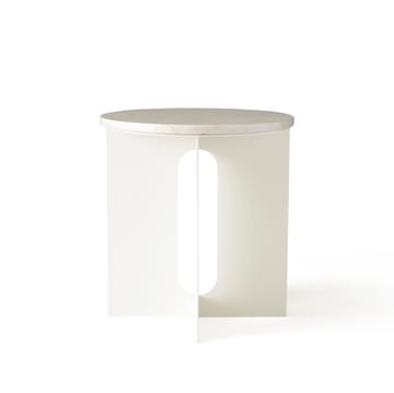 Tablero Androgyne para mesa auxiliar Ø42 cm - Blanco marfil - Audo Copenhagen