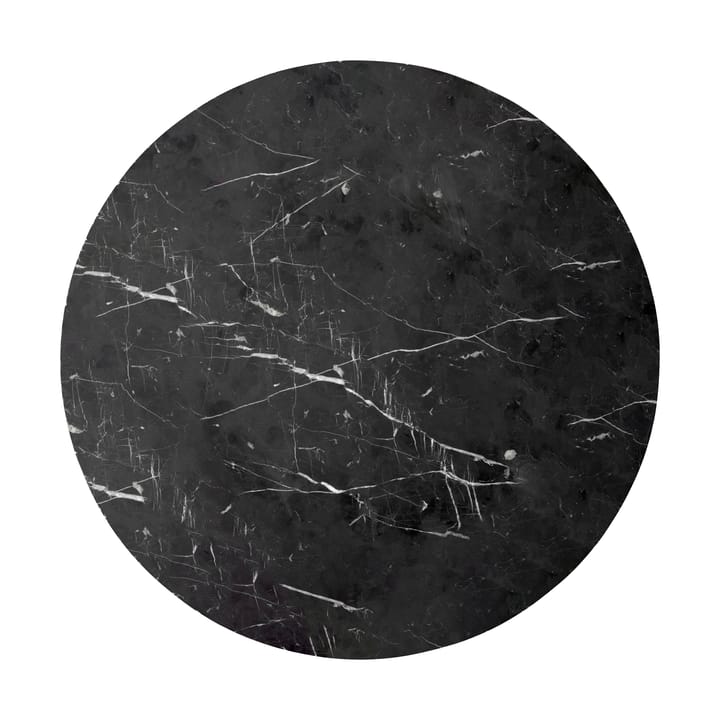 Tablero Androgyne para mesa auxiliar Ø65 cm - Nero Marquina - Audo Copenhagen